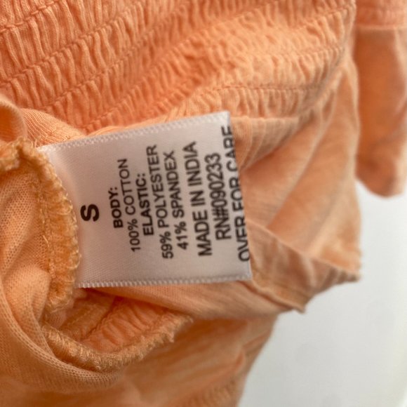 Me To We Orange Crop Top (Size s) - Picture 4 of 4